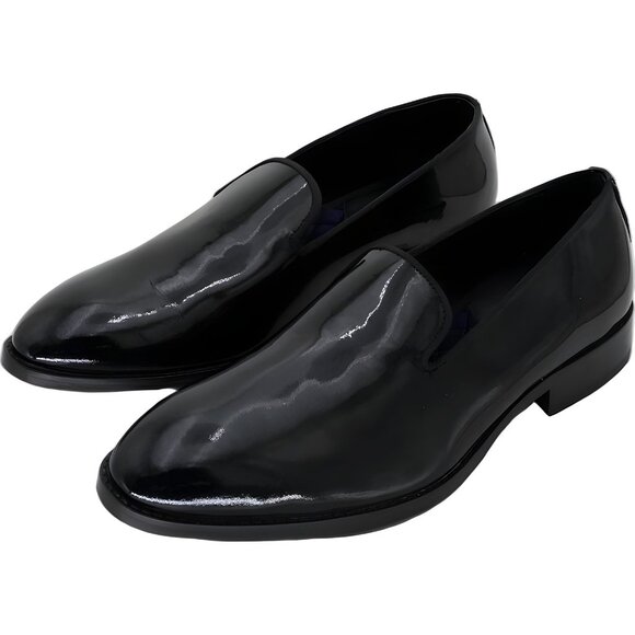 Johnston & Murphy Gavney Black Patent Slip-On Dress Loafers Men 10.5M main image 5